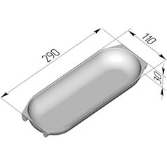 Форма для хлеба «Батонница» (290 х 130 х 30 мм)