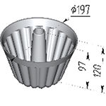 Форма Кексница 197/97 (197 х 120 х 97 мм)